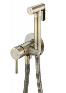 Гигиенический душ со смесителем Haiba HB5511-4 бронза